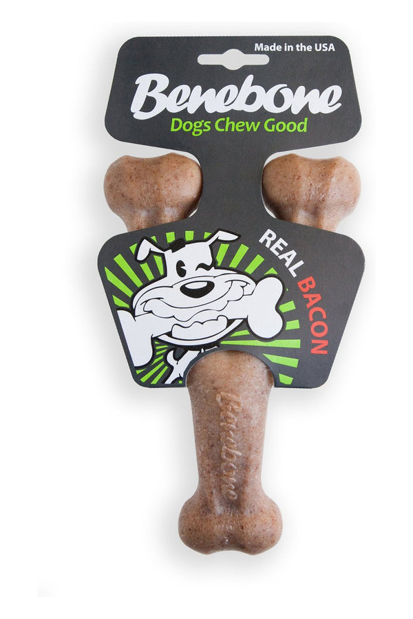BENEBONE Bacon Wishbone Dog Chew