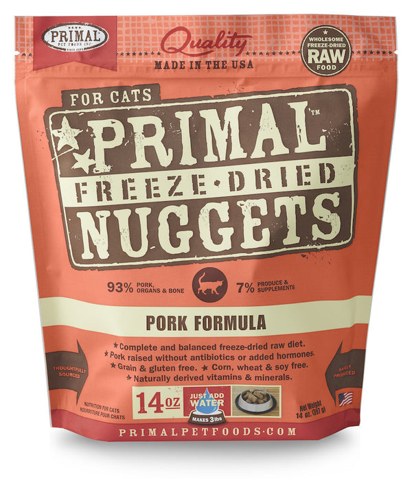 PRIMAL Pork Freezedried Feline Food 14 oz.