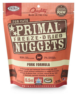PRIMAL Pork Freezedried Feline Food 5.5 oz