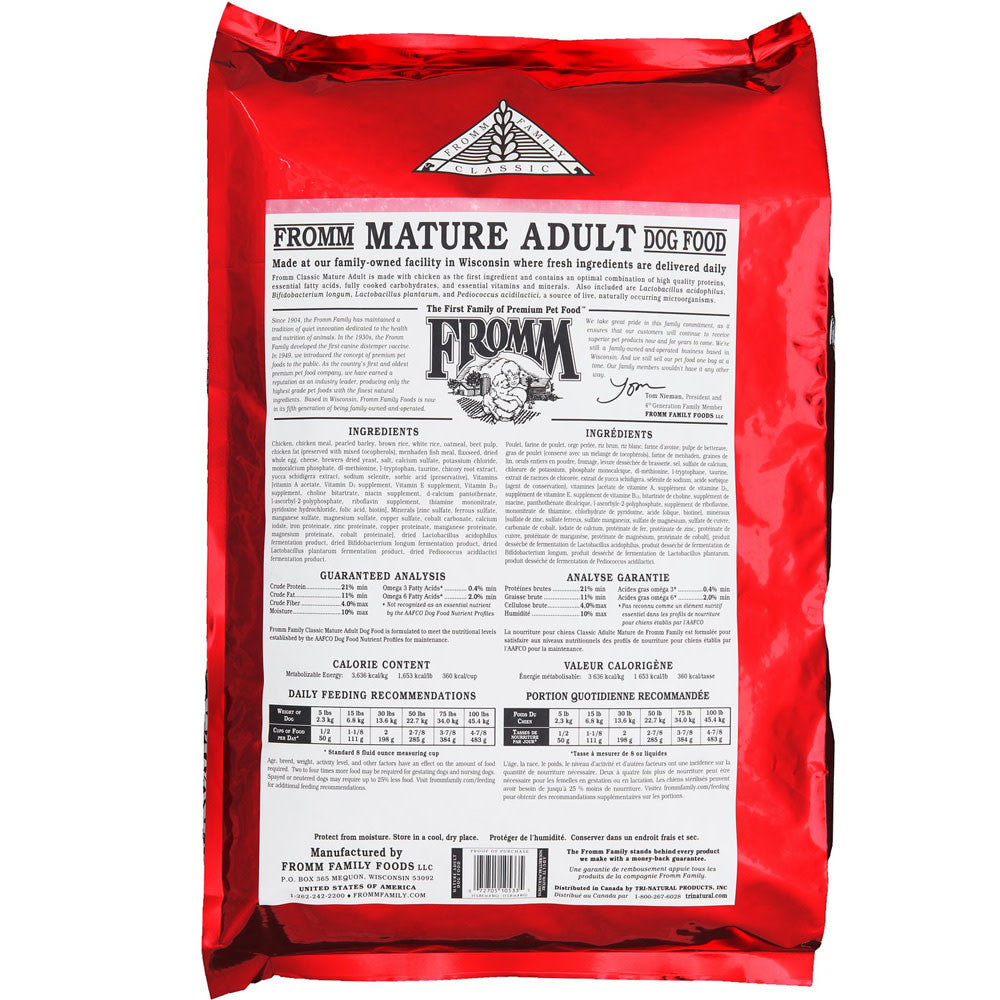 FROMM Classic Mature Adult Dry Dog Food