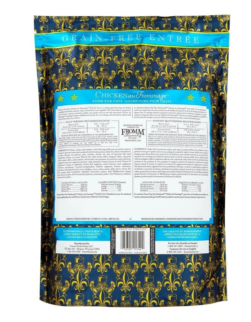 FROMM 4 Star Chicken Au Frommage Dry Cat Food