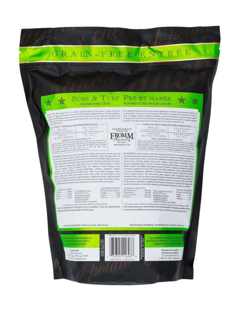 FROMM 4 STAR Grain-Free Surf & Turf Dry Cat Food