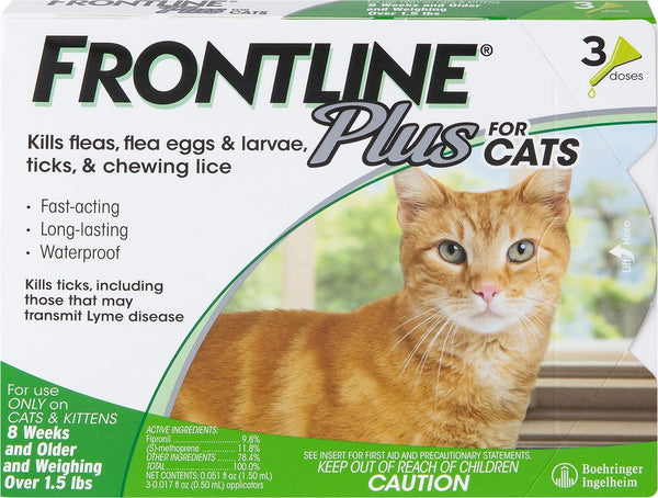 FRONTLINE PLUS for Cats 3pk