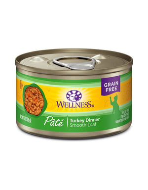WELLNESS Turkey Canned Cat Food CASE