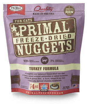 PRIMAL Turkey Freezedried Feline Food
