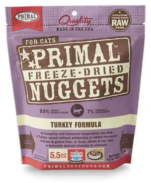PRIMAL Turkey Freezedried Feline Food