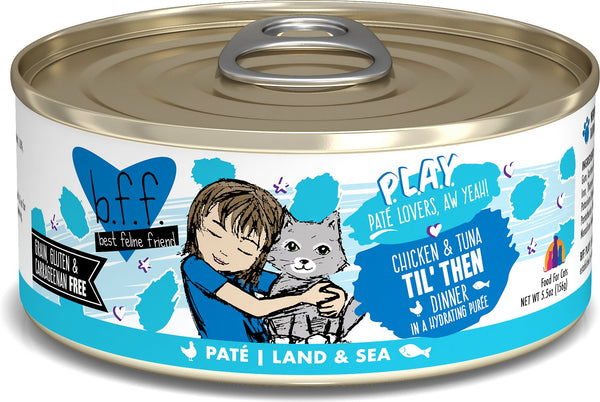 BFF PLAY Chicken & Tuna Til Then Canned Cat Food CASE
