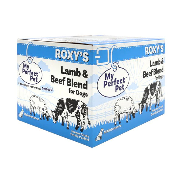 MY PERFECT PET Gently Cooked Dog Food  Grain Free Roxy's Lamb and Beef