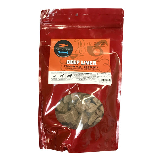 FISH & BONE Freeze-dried Beef Liver Treats