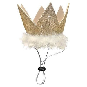 HUXLEY & KENT Pet Party Crown Gold