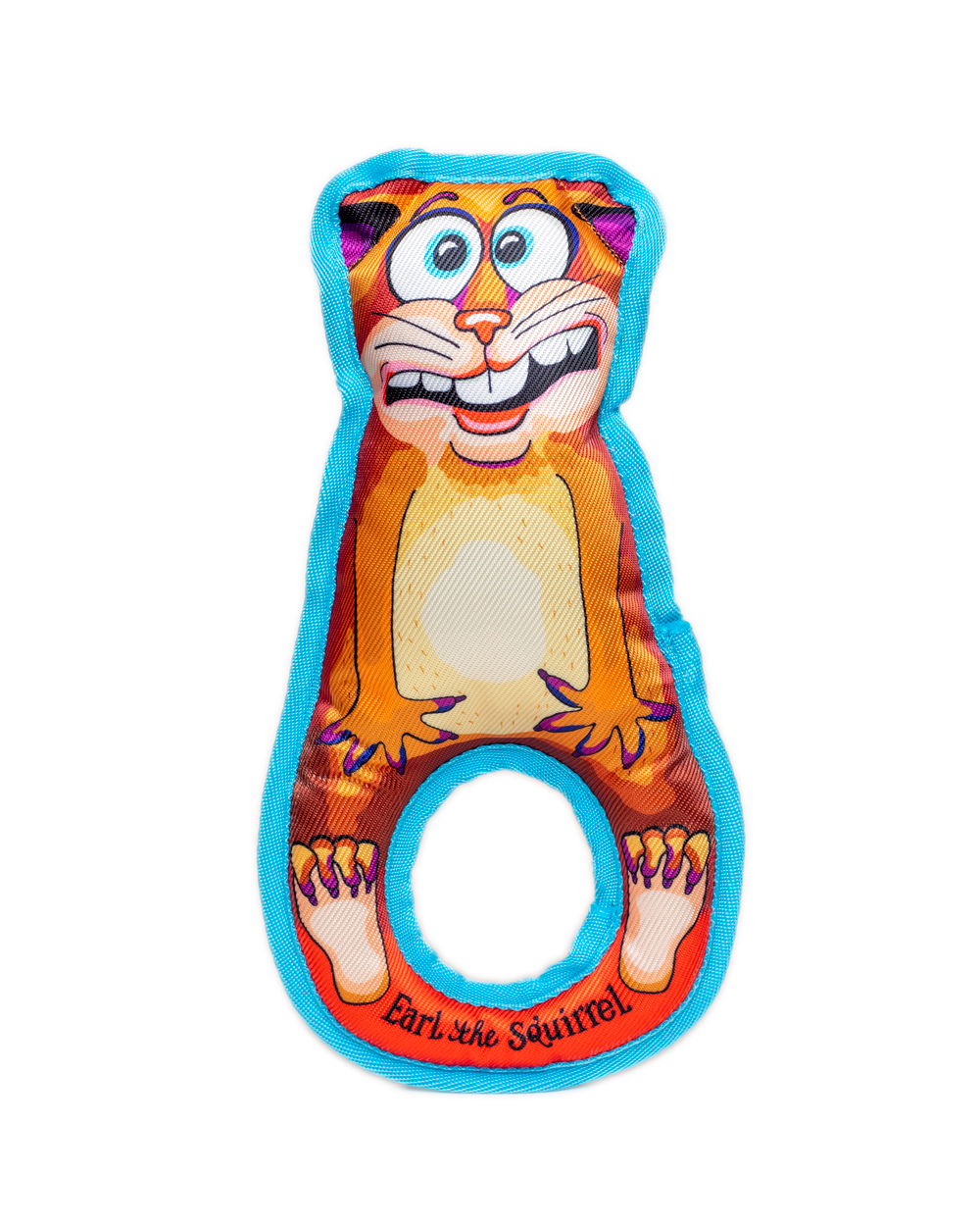 FUZZU Grab Nabbers Earl the Squirrel Dog Toy