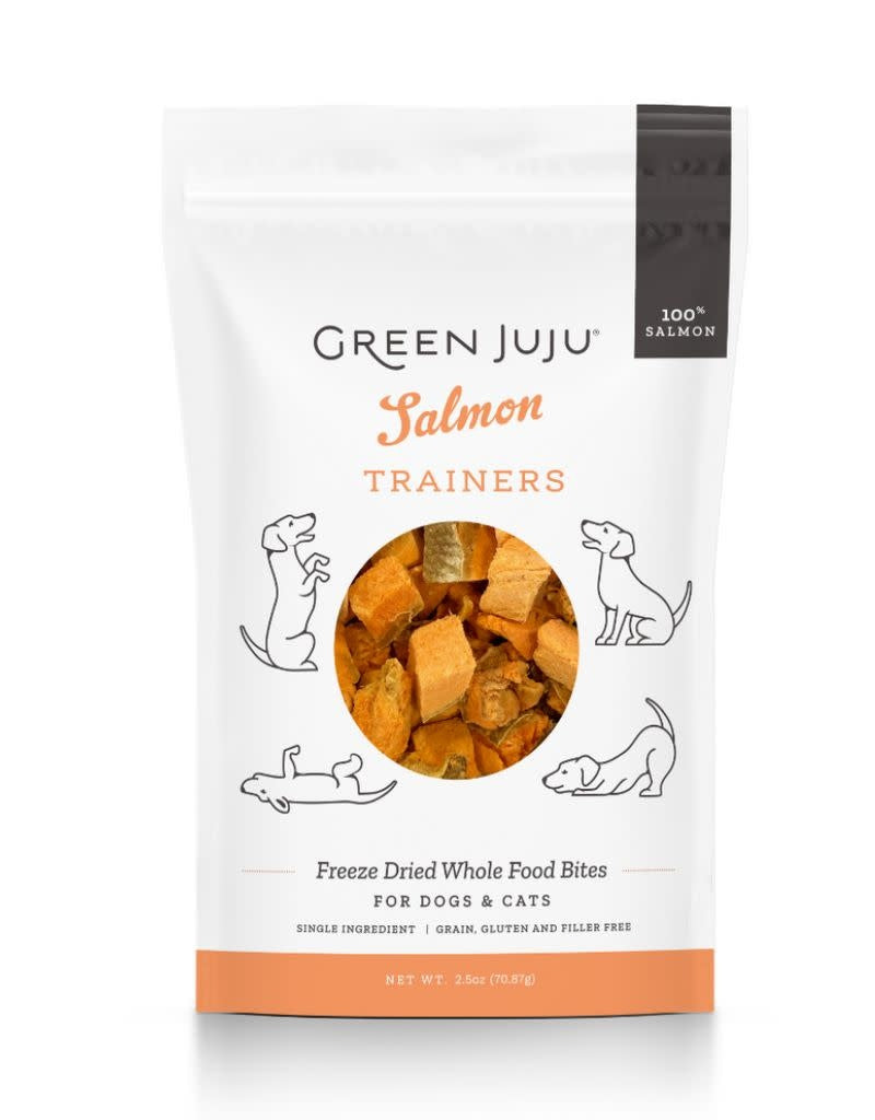 GREEN JUJU Freeze-dried Dog Treat Trainers Salmon 2.5OZ