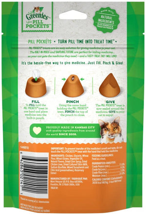 GREENIES Pill Pockets for Cats Chicken 1.6oz