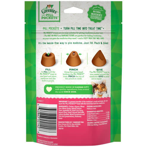 GREENIES Pill Pockets for Cats Salmon 1.6oz
