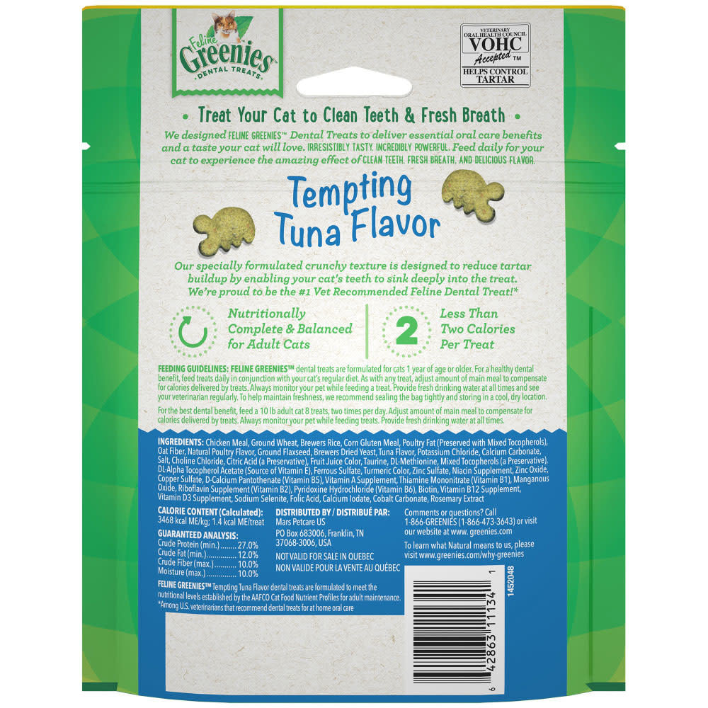 GREENIES Feline Tuna Formula Dental Treats