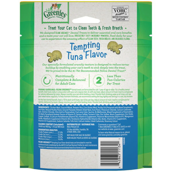 GREENIES Feline Tuna Formula Dental Treats