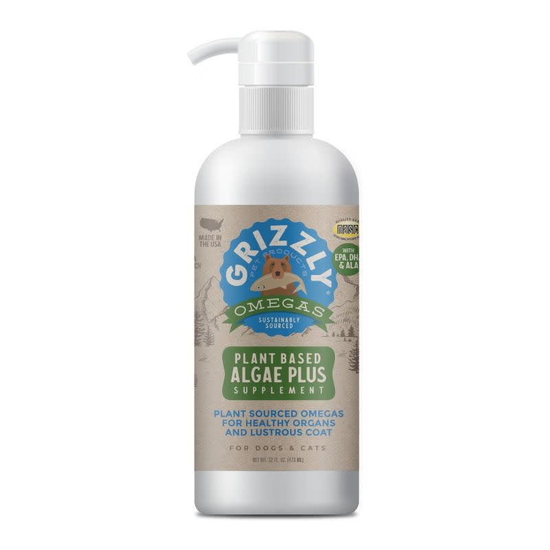 GRIZZLY Dog Cat Algae Oil 32OZ