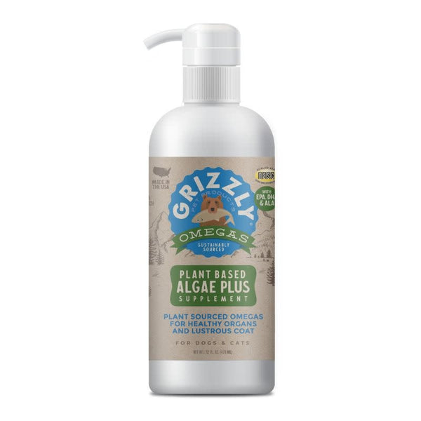 GRIZZLY Dog Cat Algae Oil 32OZ