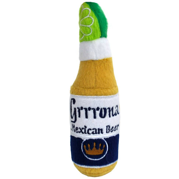 HAUTE DIGGITY DOG Grrrona Beer Bottle Plush Toy