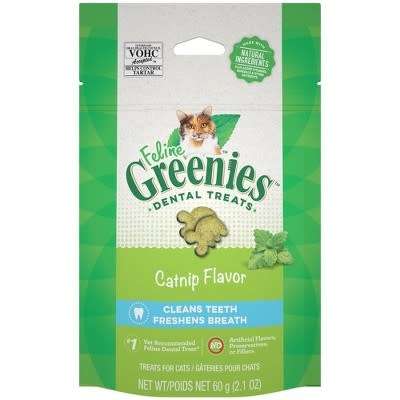 GREENIES Feline Catnip Formula Dental Treats