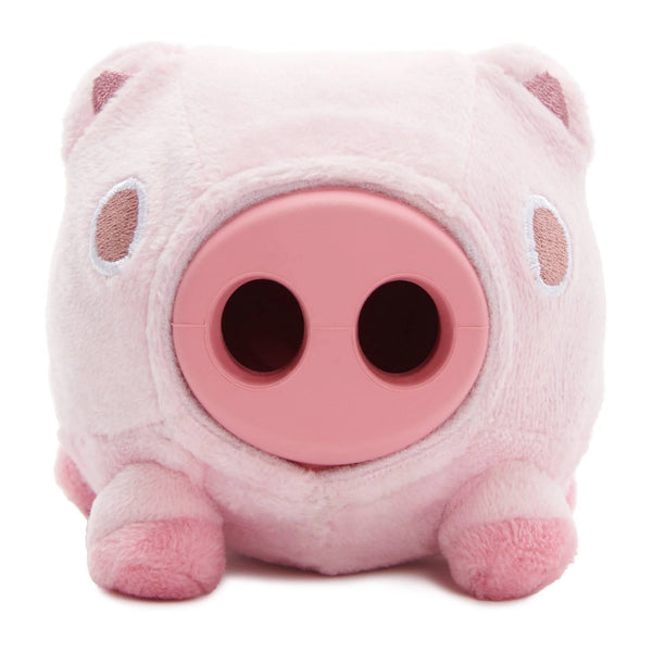 BARK Super Chewer Hambone Pig Pink Rubber Dog Toy Medium
