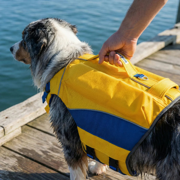 BAYDOG Monterey Bay Dog Lifejacket Offshore Nautical Yellow