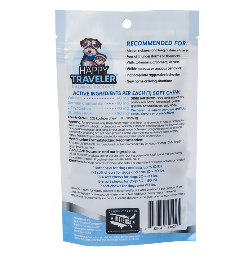 ARK NATURALS Happy Traveler Chews