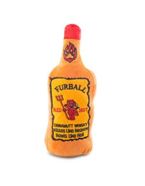 HAUTE DIGGITY DOG Furball Cinnamutt Whisky Dog Toy