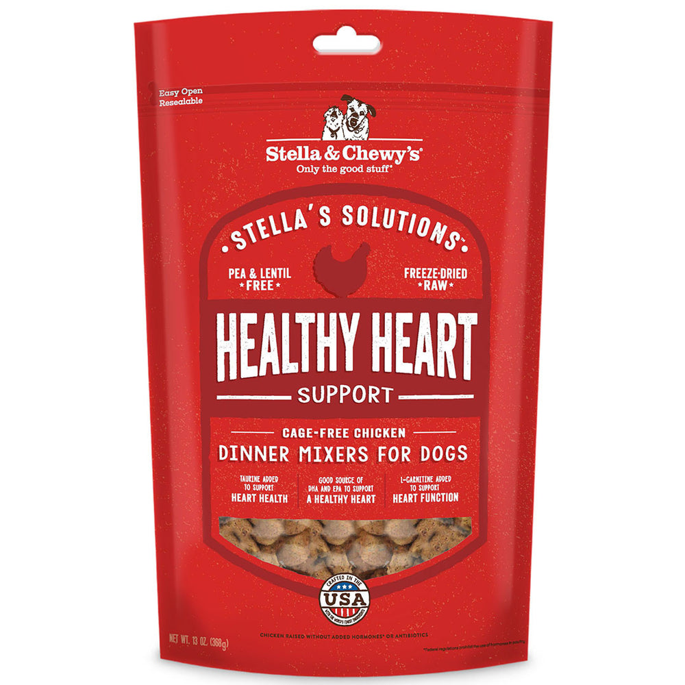 STELLA'S SOLUTIONS Heart Support Cage-Free Chicken Dinner Morsels for Dogs 13oz