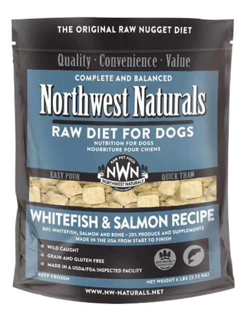 NORTHWEST NATURALS Frozen Raw Whitefish and Salmon Dog Food