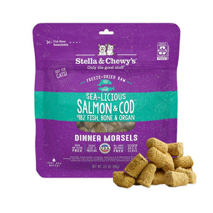 STELLA & CHEWY'S Freeze-dried Cat Food Sea-Licious Salmon & Cod