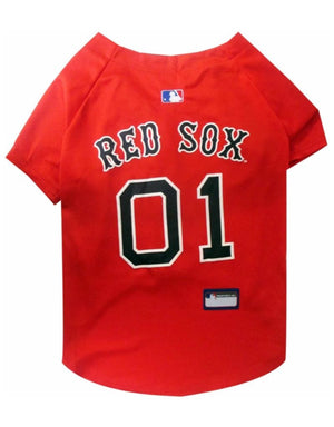 PETS FIRST CO. Red Sox Jersey Red