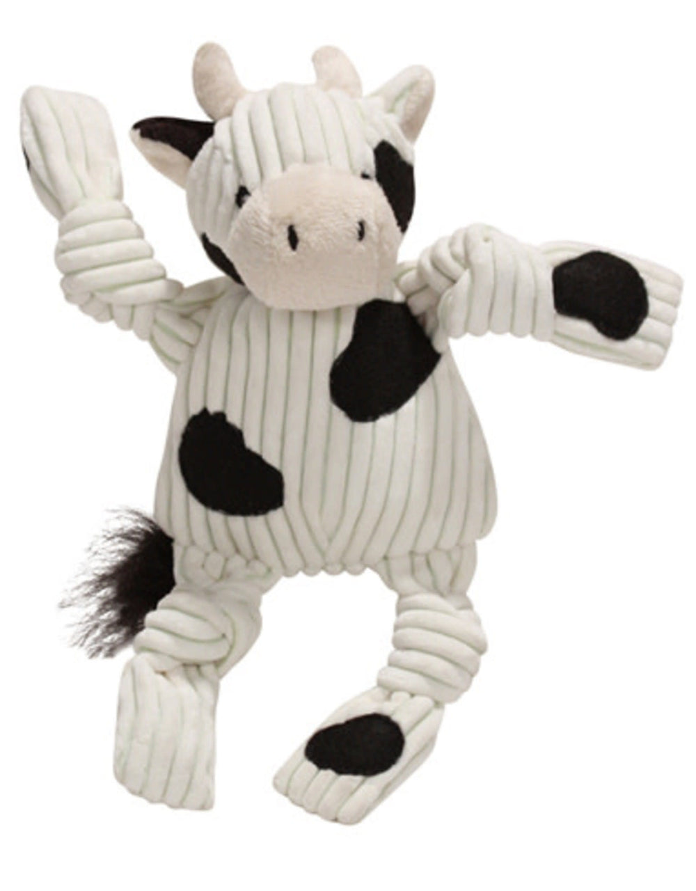 HUGGLEHOUNDS Barnyard Cow Knottie Toy