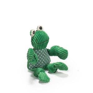 HUGGLEHOUNDS Knottie Frog Dog Toy Small