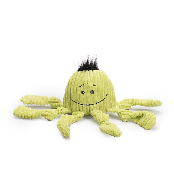 HUGGLEHOUNDS Octo Knottie Toy Citron