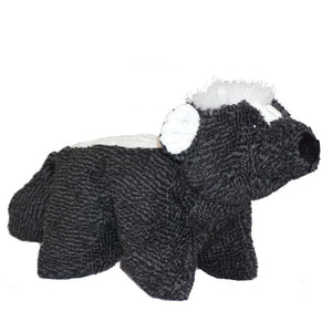 HUGGLEHOUNDS Squooshie Skunk Dog Toy