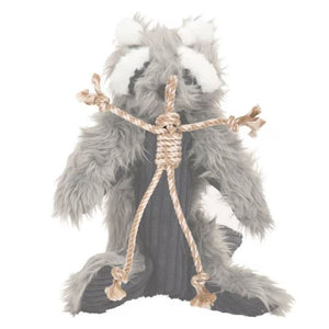 HUGGLEHOUNDS X Brace Redwood Racoon Toy