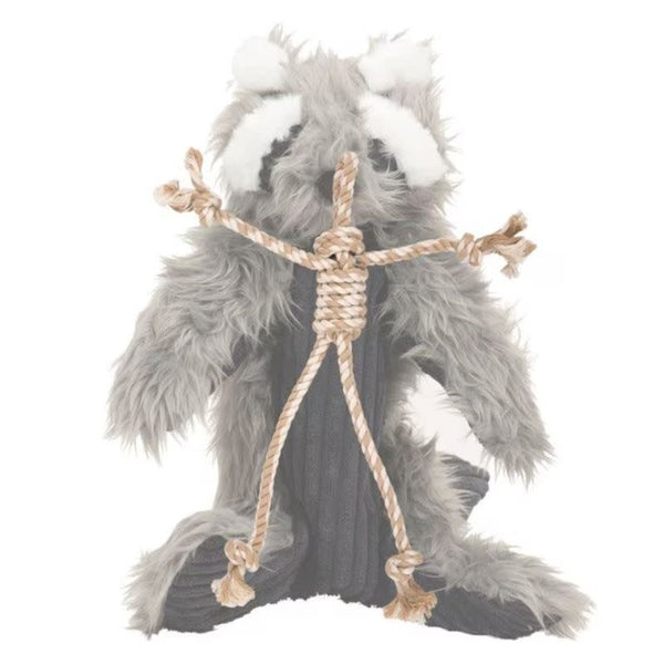 HUGGLEHOUNDS X Brace Redwood Racoon Toy