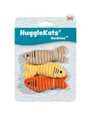 HUGGLEKATS Sardines 3PK