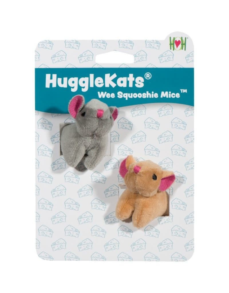 HUGGLEKATS Squooshie Mice 2PK