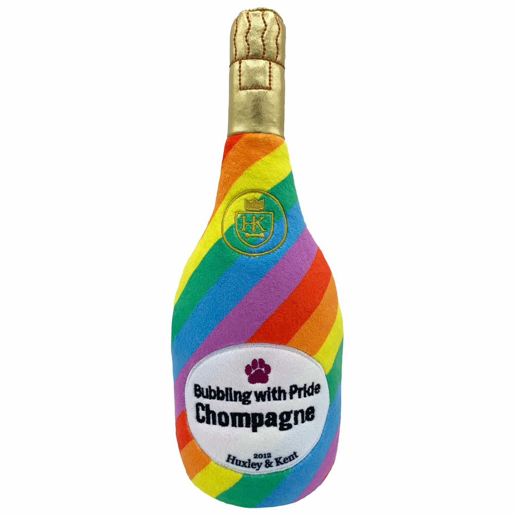 HUXLEY & KENT Bubbling with Pride Champagne Dog Toy