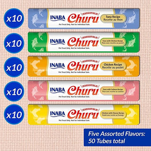 INABA  Churu Chicken Variety Tube  Cat Treat 50 ct