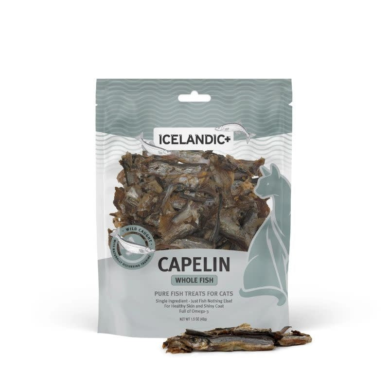 ICELANDIC+ Cat Treat Whole Capelin 1.5oz