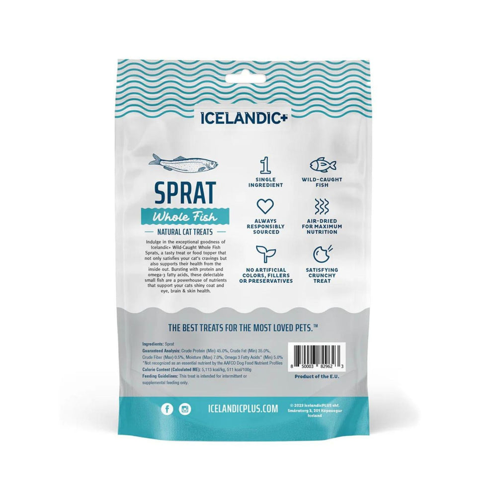 ICELANDIC+ Sprats Whole Fish Cat Treat  .85 OZ