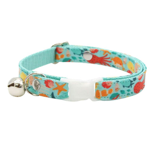 MADE BY CLEO Cat Collar Ocean Life