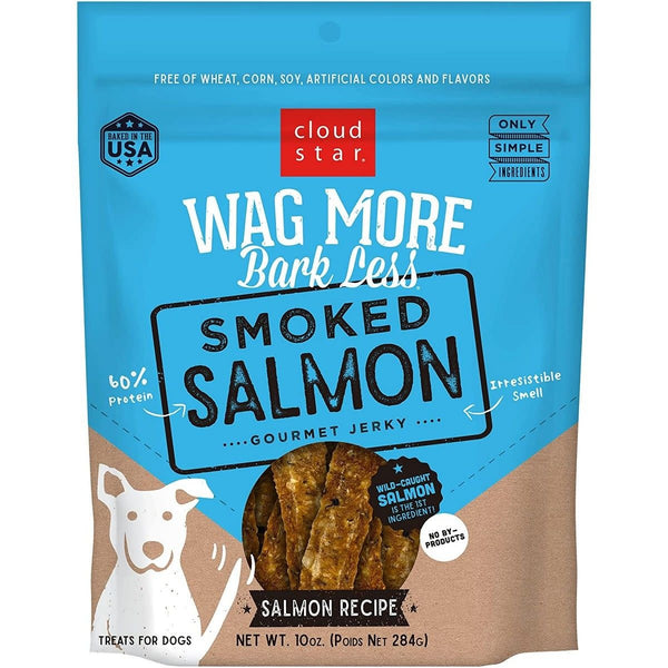 CLOUD STAR Salmon Jerky Dog Treat 10OZ