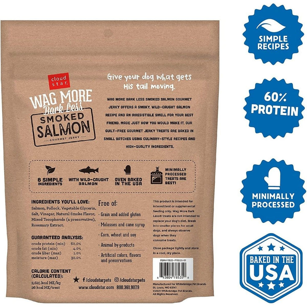 CLOUD STAR Salmon Jerky Dog Treat 10OZ