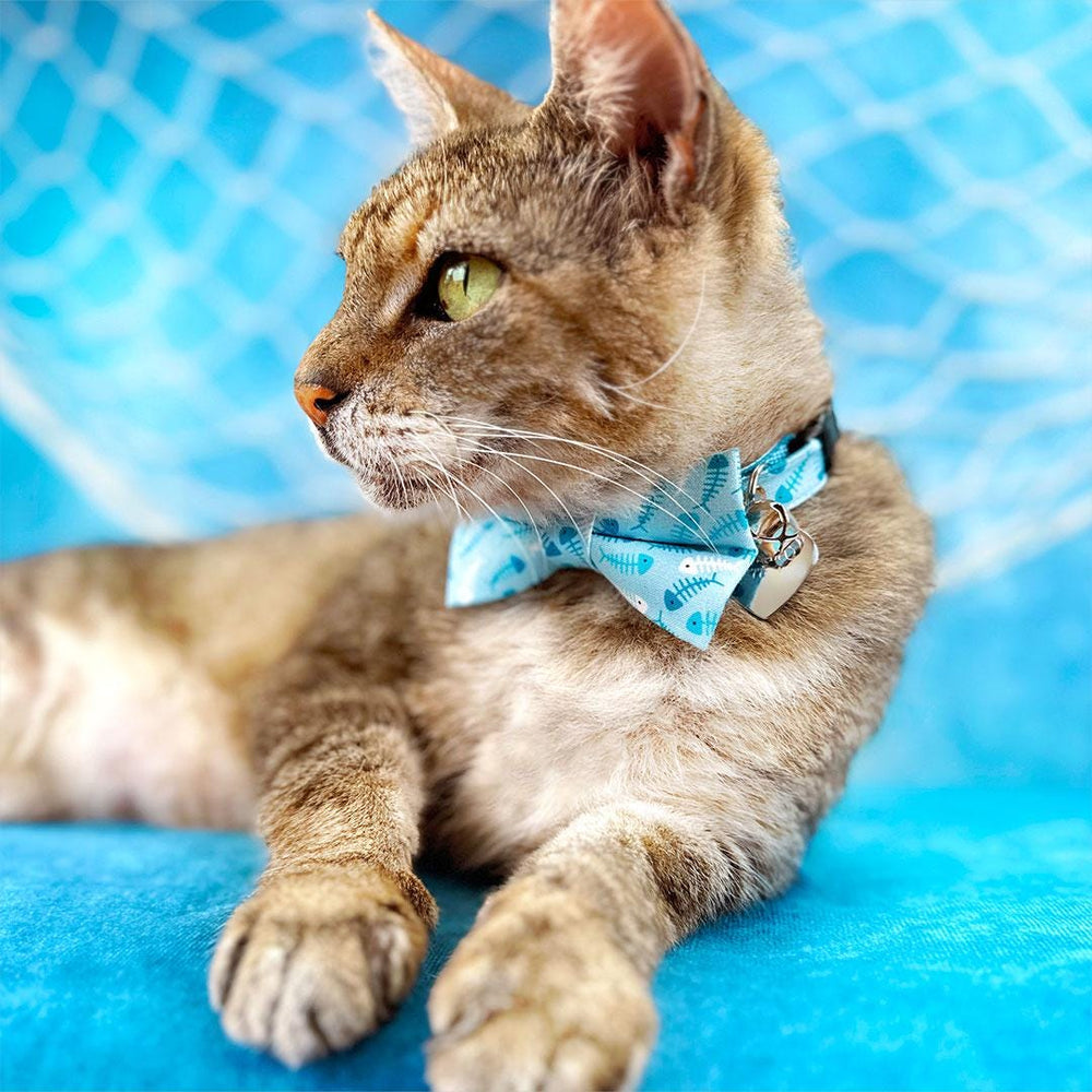 MADE BY CLEO Cat Bow Tie Go Fish