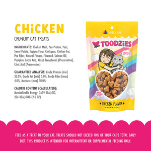 WERUVA Toodzies Chicken Cat Treat 2OZ