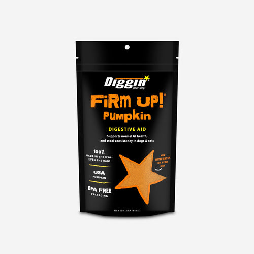 DIGGIN YOUR DOG Firm Up Dehydrated Pumpkin Supplement